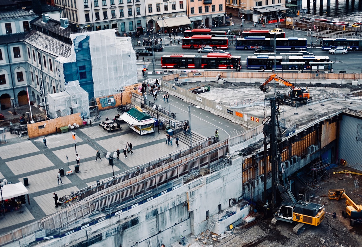 Architecture in little town in 2019